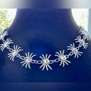 SPIDER ELASTIC CHOKER NECKLACE